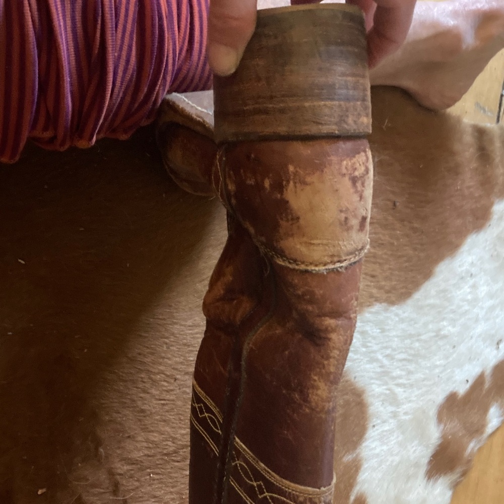 Vintage Frye Campus Longhorn Boots - Picture 7 of 9